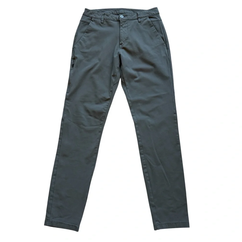 BYLT Everyday Pant Men's 32x32 Gray Slim Tapered Stretch Chino Pants Stretch